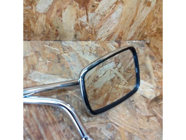 Plated Square mirror left right set