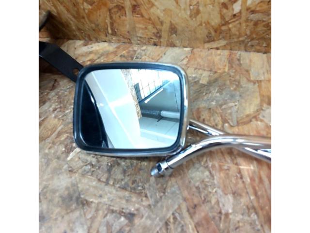 Plated Square mirror left right set