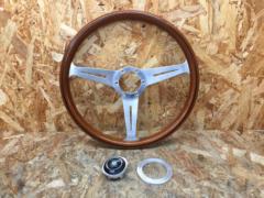 !当時物! NARDI ウッドステアリング (365mm)