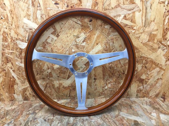 !当時物! NARDI ウッドステアリング (365mm)
