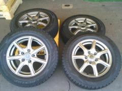 【YOKOHAMA(ヨコハマ)】 millous8本スポークホイール+【DUNLOP】WINTER MAXX WM02
