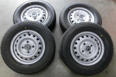 ホンダ純正(HONDA)  アクティトラック/H7 純正スチールホイール  + BRIDGESTONE(ブリヂストン) W300