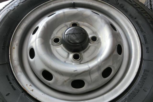 スバル純正(SUBARU)  サンバー純正スチールホイール  + BRIDGESTONE(ブリヂストン) W300