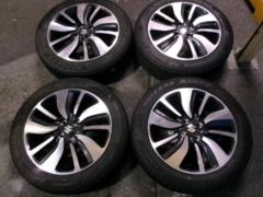スズキ純正(SUZUKI)  スイフトRS/ZC72S 後期純正ホイール ブラックポリッシュ + BRIDGESTONE(ブリヂストン) BLIZZAK VRX3