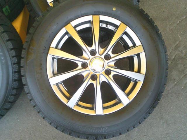 【YOKOHAMA(ヨコハマ)】GRASS 10本スポークホイール+BRIDGESTONE ICEPARTNER2