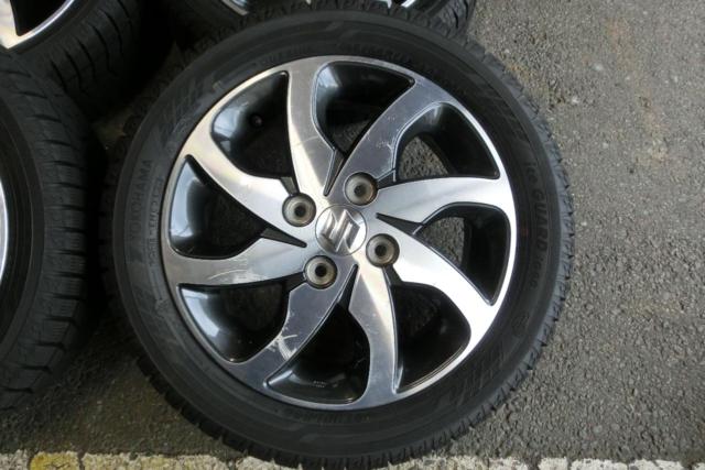 スズキ純正(SUZUKI)  パレットSW純正ホイール  + YOKOHAMA(ヨコハマ) ice GUARD iG60