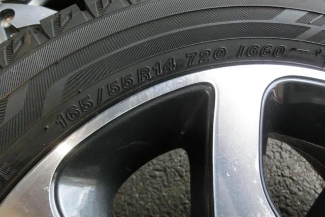 スズキ純正(SUZUKI)  パレットSW純正ホイール  + YOKOHAMA(ヨコハマ) ice GUARD iG60
