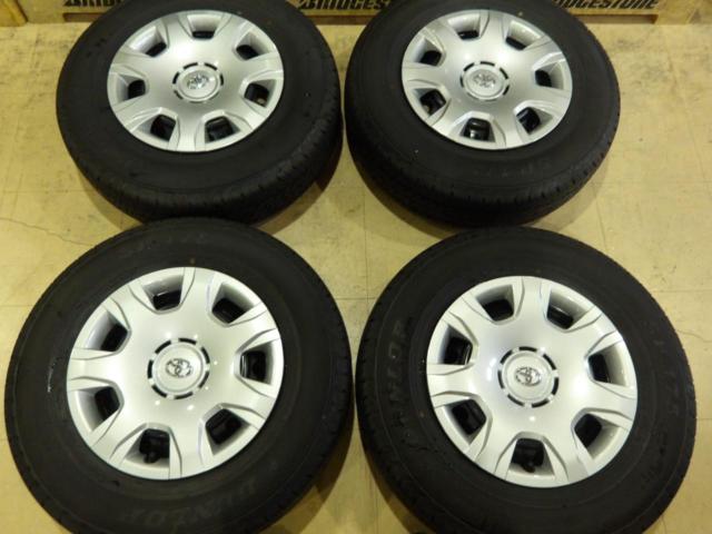 TOYOTA 200系ハイエース純正スチールホイール  + DUNLOP(ダンロップ) SP175
