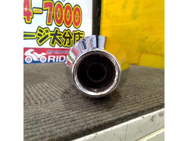 【SR400(’10～’17)RH03J/FIモデル専用】DAYTONA(デイトナ) スリップオンメガホンタイプマフラー(3.5°UP)