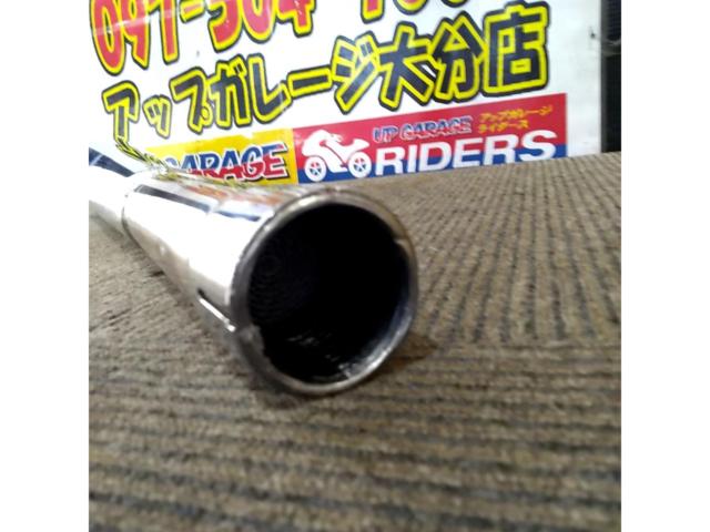 【SR400(’10～’17)RH03J/FIモデル専用】DAYTONA(デイトナ) スリップオンメガホンタイプマフラー(3.5°UP)