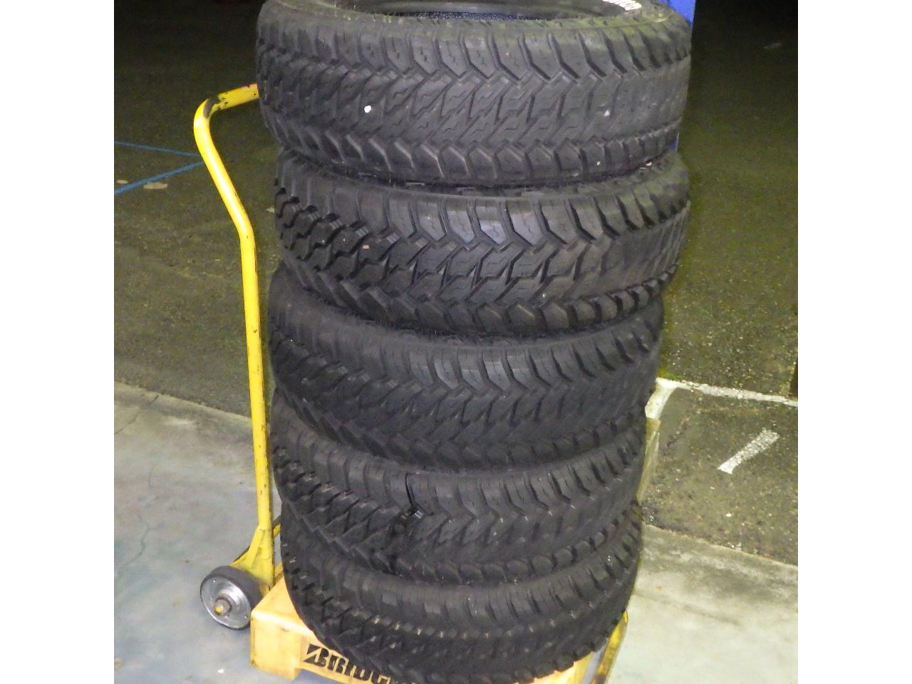 Set of 5 tires only: MONSTA
MUD
WARRIOR
M / T
235/70R16
104 / 101Q
LT
RWL
Made in 2024