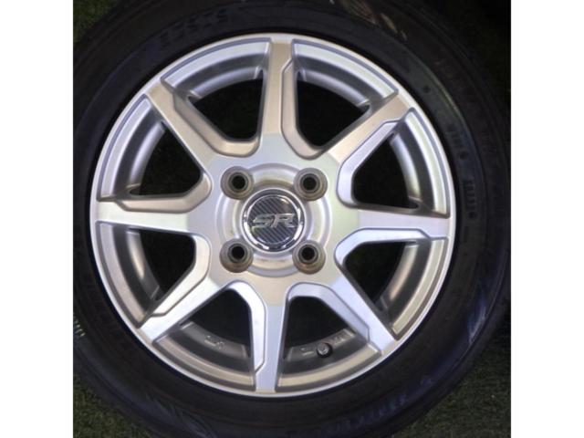 SR
Silver spoke wheel 4.00Bx13+43/100-4H+DUNLOPE NASAVE
EC202155/65R13
73S
Manufactured in 2022