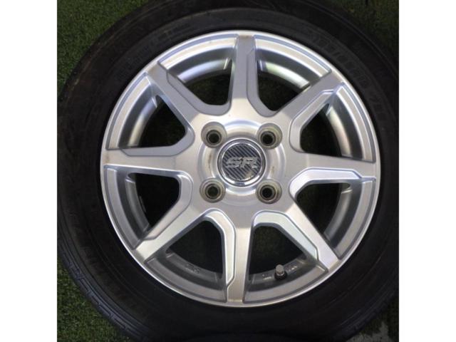 SR
Silver spoke wheel 4.00Bx13+43/100-4H+DUNLOPE NASAVE
EC202155/65R13
73S
Manufactured in 2022