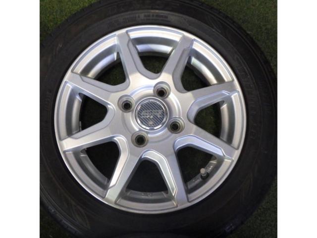 SR
Silver spoke wheel 4.00Bx13+43/100-4H+DUNLOPE NASAVE
EC202155/65R13
73S
Manufactured in 2022