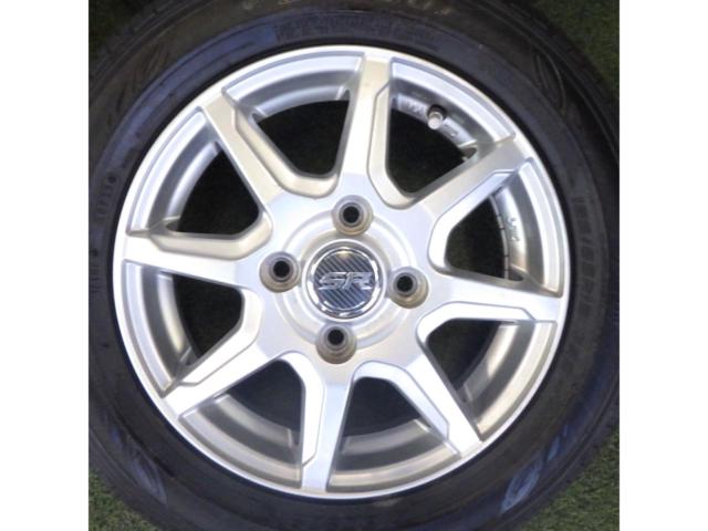 SR
Silver spoke wheel 4.00Bx13+43/100-4H+DUNLOPE NASAVE
EC202155/65R13
73S
Manufactured in 2022