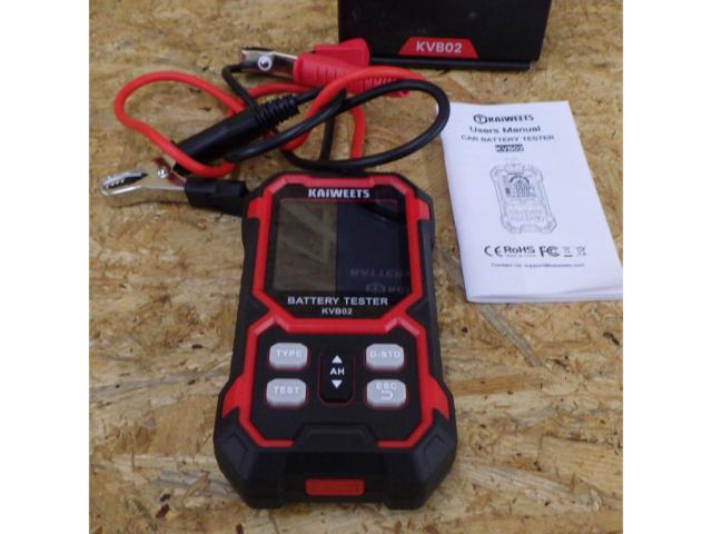 メーカー不明 バッテリーテスター CCA値 抵抗値 負荷 電圧 バッテリー診断機