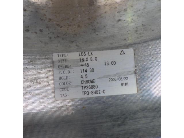 [Wheel only this 4] LOWENHART
LD5
LX8Jx18+45
114.3-5