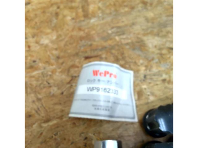 WEPRO ブラックアルミナット 20本【M12xP1.25/21HEX】