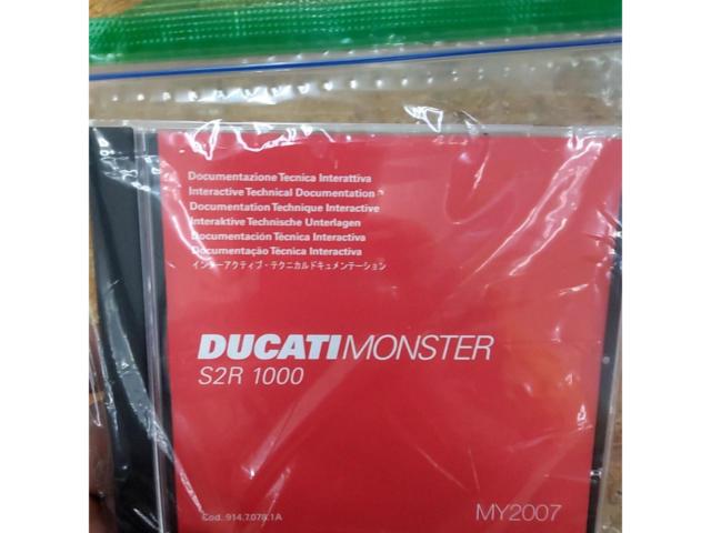 DUCATI MONSTER S2R 1000 インタラクテヒブ・テクニカルドキュメーションワークショップマニュアル CD-ROM