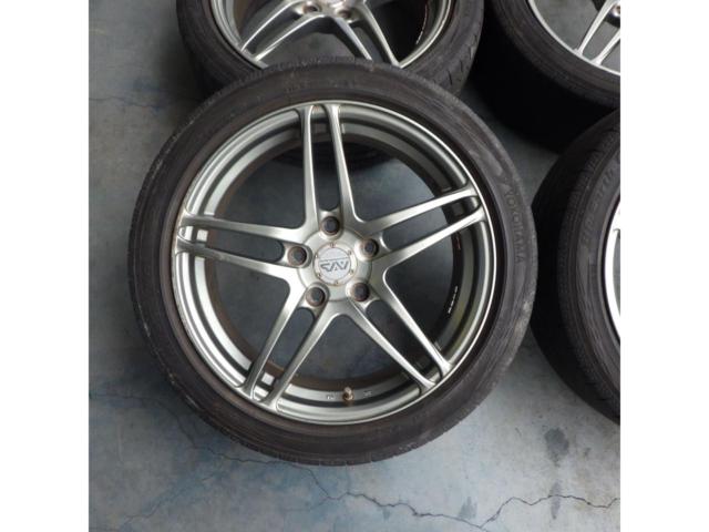 【ホイールのみ4本セット】YOKOHAMA(ヨコハマ)AVS(エーブイエス) MODEL 5【7Jx17+50 114.3-5H】