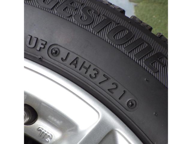 【スタッドレス】【BRIDGESTONE】PREO シルバースポークホイール+【BRIDGESTONE】ICE PARTNER 2【155/65R13 73Q 2021年製造】