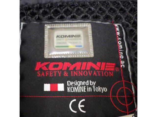 【ライダース】【サイズ:L】【KOMINE】JK-143 Rスペックメッシュジャケット 07-143