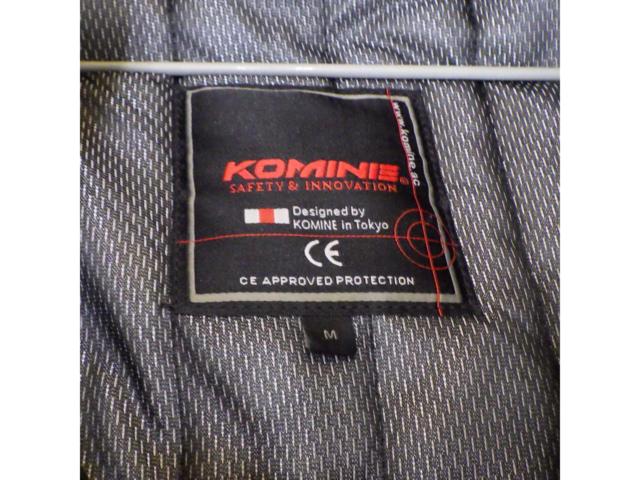 【ライダース】【サイズ:M】【KOMINE】JK-6034 プロテクトウインタージャケット 07-6034