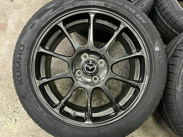 マツダ純正ロードスター(ND)990S オプション VOLK RACING ZE40+ + KUMHO(クムホ) ECSTa HS52 195/50R16 88V XL
