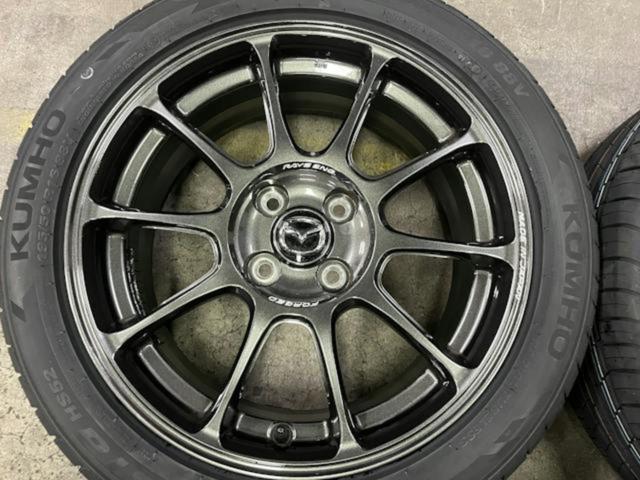 マツダ純正ロードスター(ND)990S オプション VOLK RACING ZE40+ + KUMHO(クムホ) ECSTa HS52 195/50R16 88V XL