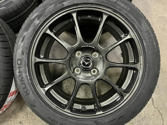マツダ純正ロードスター(ND)990S オプション VOLK RACING ZE40+ + KUMHO(クムホ) ECSTa HS52 195/50R16 88V XL