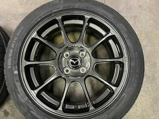 マツダ純正ロードスター(ND)990S オプション VOLK RACING ZE40+ + KUMHO(クムホ) ECSTa HS52 195/50R16 88V XL