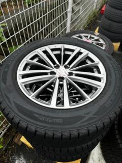 【スタッドレスタイヤホイールのみ4本セット】【スバル純正】 インプレッサスポーツ(GP7)スポークホイール+DUNLOP WINTERMAX