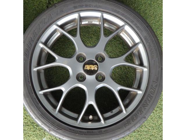【ダイハツ純正】 コペン LA400K GR SPORT BBS製 マットグレイメッシュホイール + DUNLOP(ダンロップ) DIREZZA ZⅢ