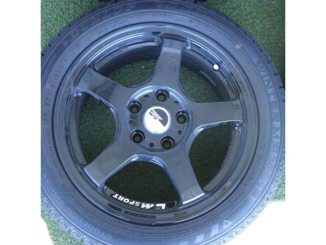 【スタッドレス】【Lehrmeister(レアマイスター)】LMスポーツ LM-05R   + 【DUNLOP】WINTER MAXX WM03