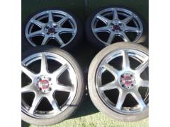 【WORK(ワーク)】EMOTION(エモーション) T7R+【タイヤのみ4本セット】【TOYO】PROXES CF3【195/45R17 85W 2025年製造】