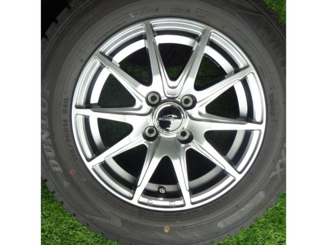【スタッドレス】【A-TECH】SCHNEIDER シルバースポーク + DUNLOP WINTER MAXX WM02