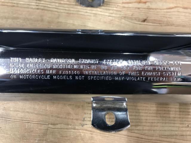 HarleyDavidson 純正サイレンサー