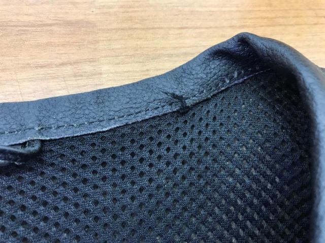メーカー不明 パンチングメッシュレザージャケット