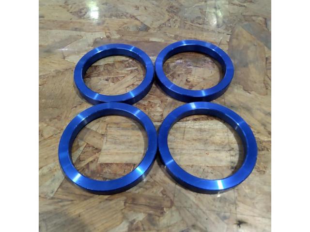 【ノーブランド】 ハブリング 4枚 ■ 外径:75mm 内径:約60mm