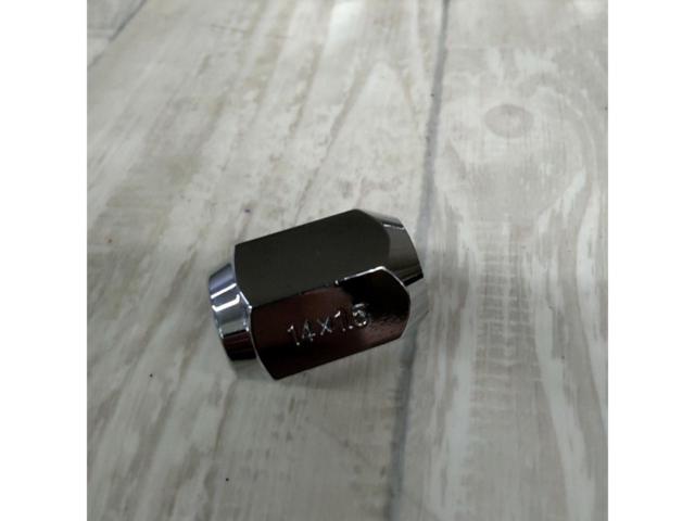 【メーカー不明】  ホイール用ナット スチール  メッキ  20個  ■  M14XP1.5  21HEX