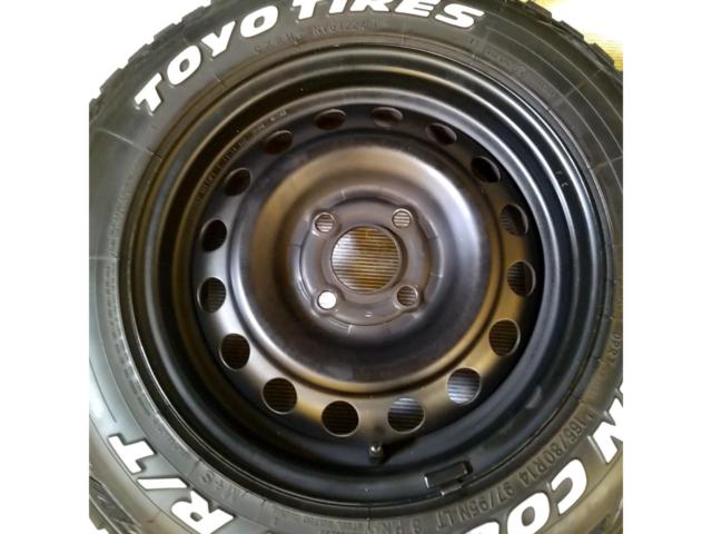 日産純正(NISSAN)  E12ノート純正スチールホイール  + TOYO(トーヨー) OPEN COUNTRY R/T