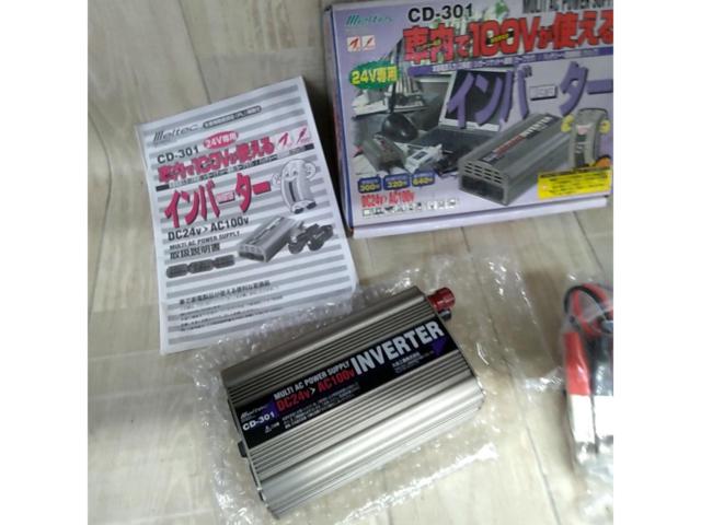 【Meltec】  CD-301  インバーター  ■  DC24V→AC100V
