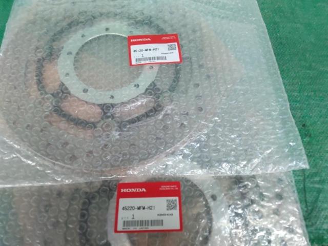 ホンダ純正 フロントブレーキローター 2枚セット 45220-MFM-H21 CB400SF/NC39