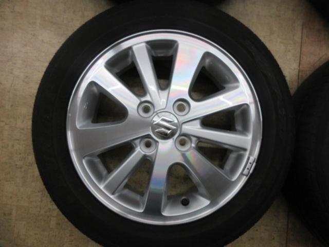 【スズキ純正】 DA17W/エブリィ ワゴン 純正ホイール+【DUNLOP】SP SPORT 230 165/60R14 20年製 4本セット