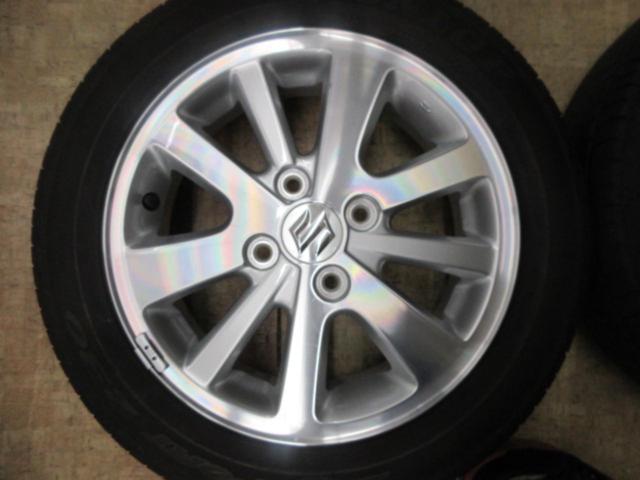 【スズキ純正】 DA17W/エブリィ ワゴン 純正ホイール+【DUNLOP】SP SPORT 230 165/60R14 20年製 4本セット