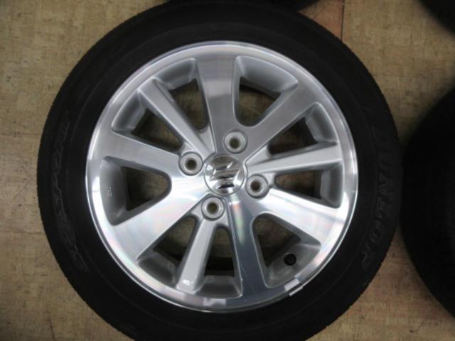 【スズキ純正】 DA17W/エブリィ ワゴン 純正ホイール+【DUNLOP】SP SPORT 230 165/60R14 20年製 4本セット