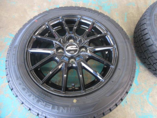 MARUKA SERVICE SCHNEIDER SQ27+DUNLOP WINTERMAXX WM02 165/65R14 4本