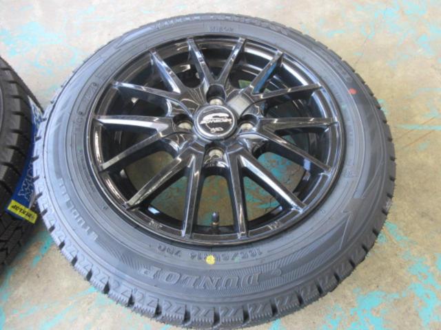 MARUKA SERVICE SCHNEIDER SQ27+DUNLOP WINTERMAXX WM02 165/65R14 4本