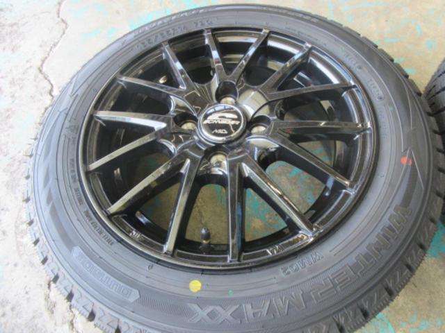 MARUKA SERVICE SCHNEIDER SQ27+DUNLOP WINTERMAXX WM02 165/65R14 4本