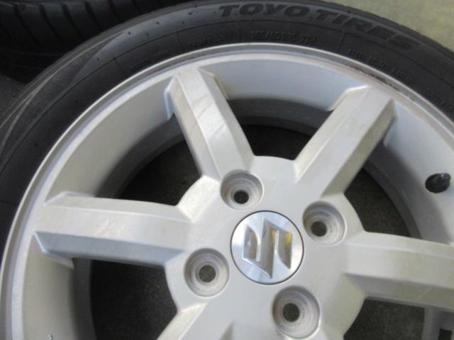 【スズキ純正】kei ワークス 純正ホイール+【TOYO】TRNPATH mp7 165/60R15 22年製 4本セット